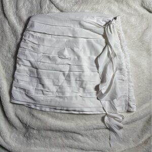 Abercrombie & Fitch Crisp White Trousers
